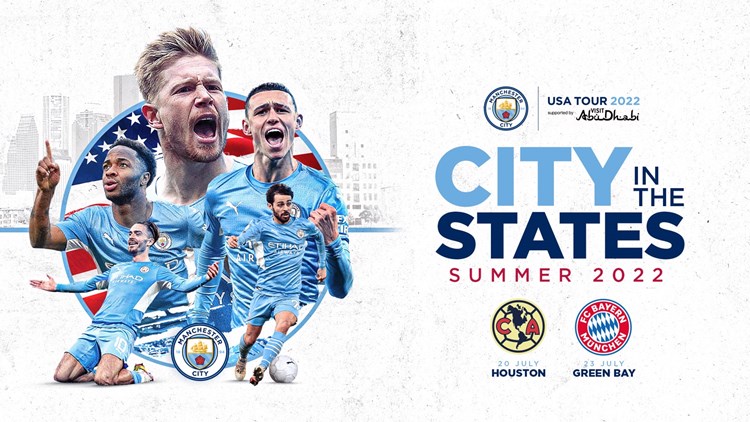 MANCHESTER CITY TO FACE BAYERN MUNICH IN GREEN BAY THIS SUMMER