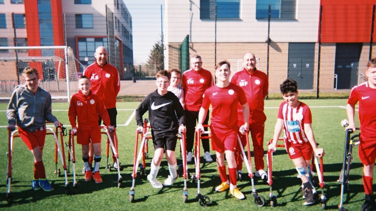 ENGLAND FOOTBALL AND GOAL CLICK LAUNCH POWERFUL DISABILITY FOOTBALL PHOTOGRAPHY SERIES