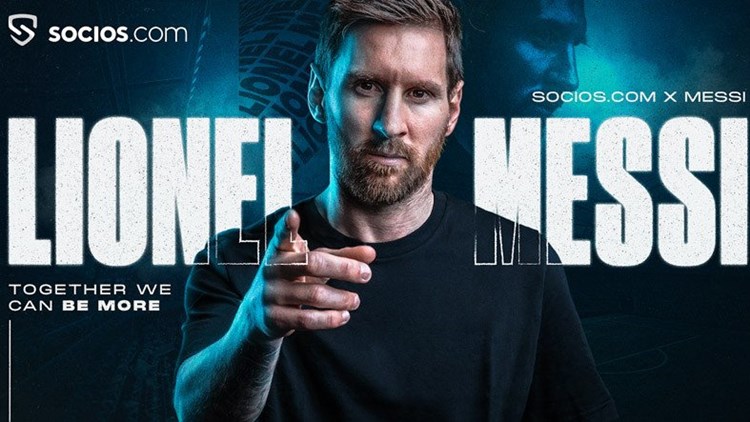 LIONEL MESSI JOINS SOCIOS.COM AS GLOBAL BRAND AMBASSADOR