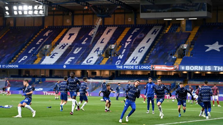 CHELSEA SALE HALTED BY UK GOVERNMENT SANCTIONING CLUB OWNER